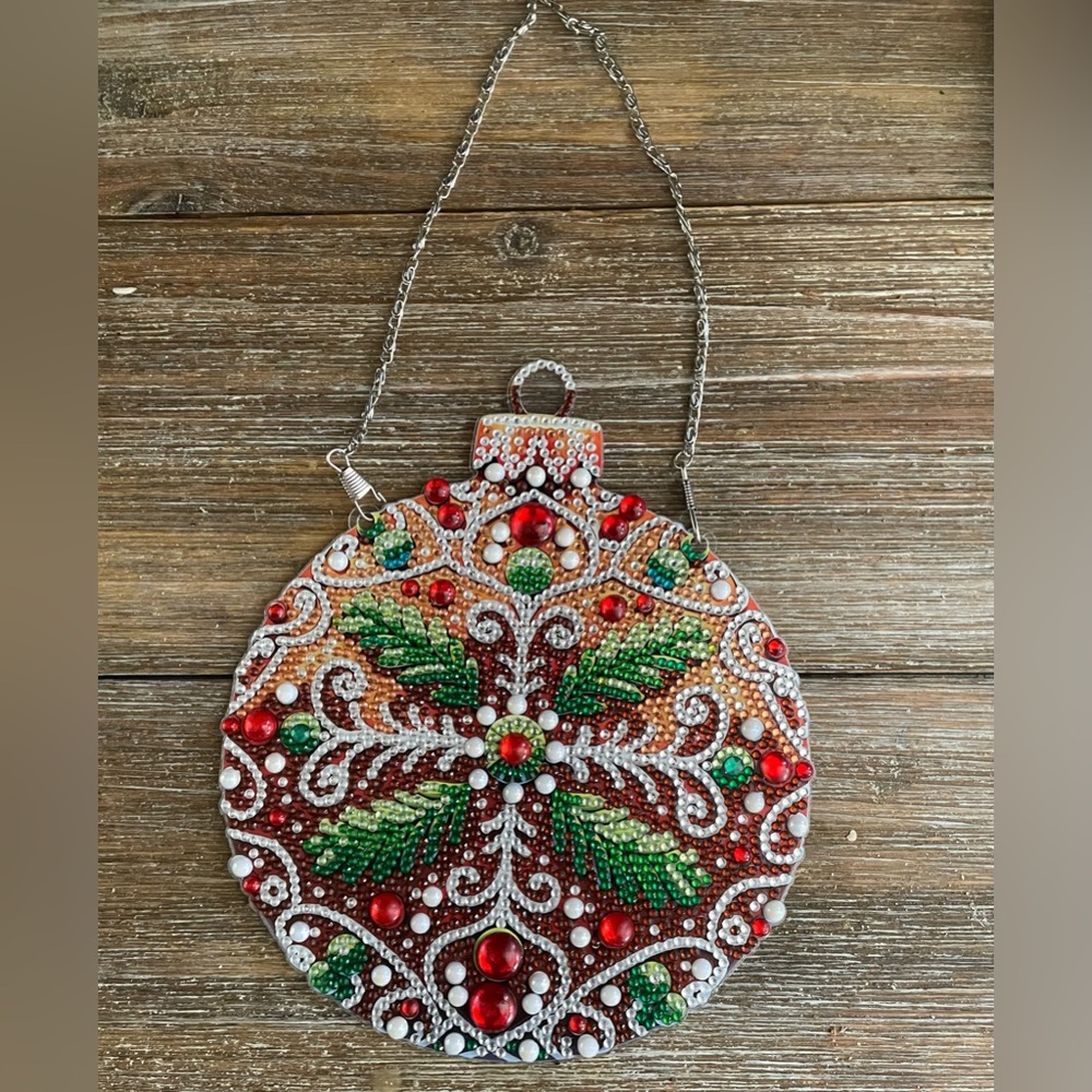 Diamond painting Festive Beaded Ornament window hanging